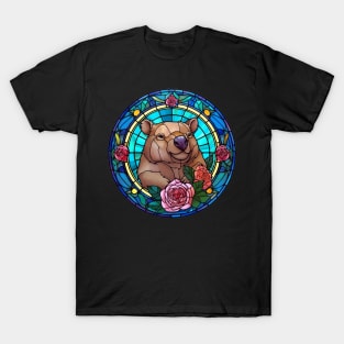 Stained Glass Wombat T-Shirt